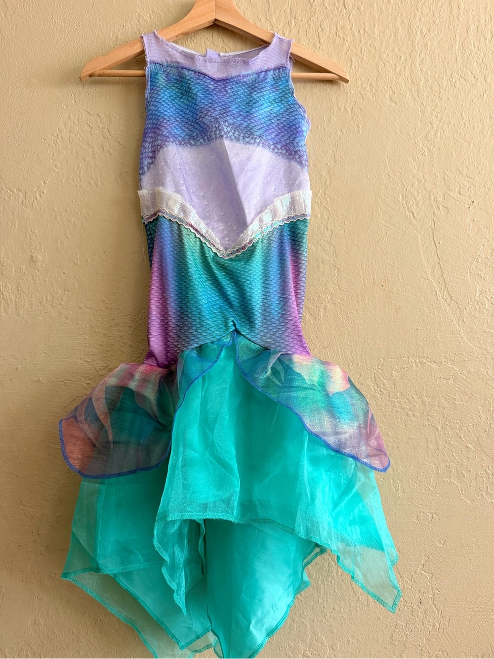 Disney Mermaid Costume Dress in Aqua, Purple, Turquoise